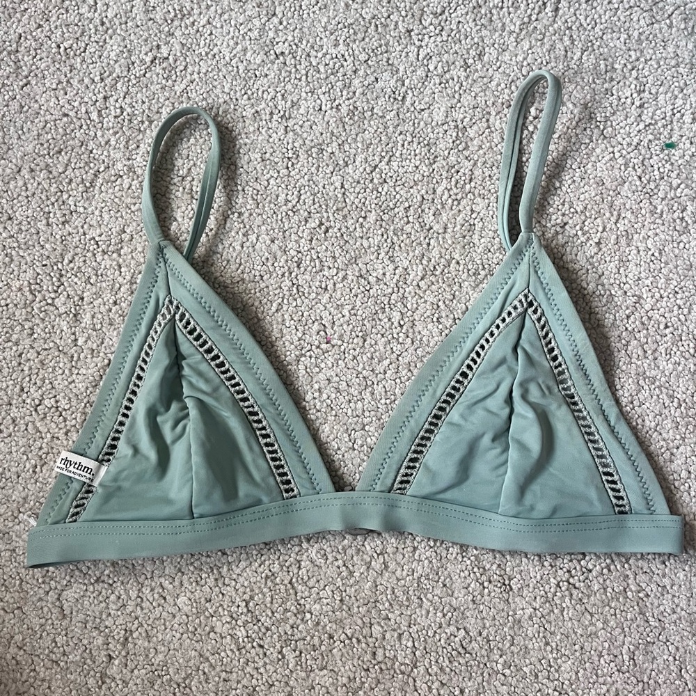 Rythmn green bikini top